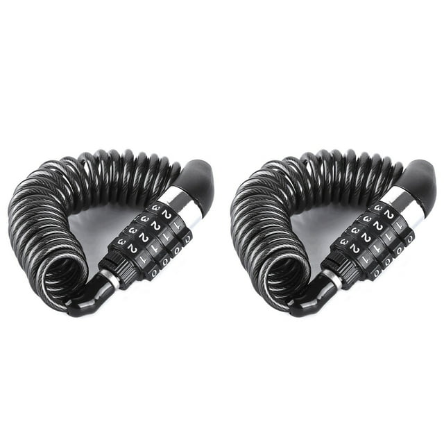 2X Bicycle Lock, Wire Chain Lock, Mountain Bike, Motorcycle AntiTheft