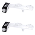 thumbnail image 1 of 2X Bidet Toilet Attachment Ultra-Thin Non-Electric Self-Cleaning Dual Nozzles Wash Cold Water Europe, 1 of 9