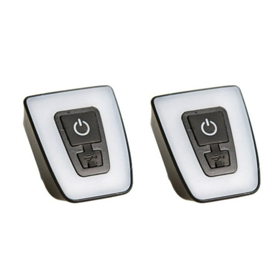 2X Bike Bicycle Light USB Rechargeable Bicycle Front Light Lamp Bicycle Headlight Cycling LED Flashlight Lantern,2 x Bicycle tail light 2 x Battery 2 x Strap 2 x Data cable 2 x Snap