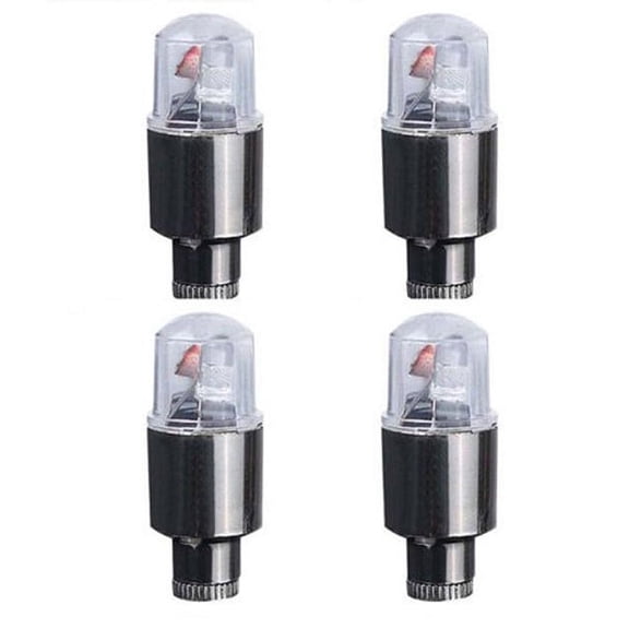 2X Bike Car Motorcycle Wheel Tire Tyre Valve Cap Neon LED Flash Light Lamp Hot