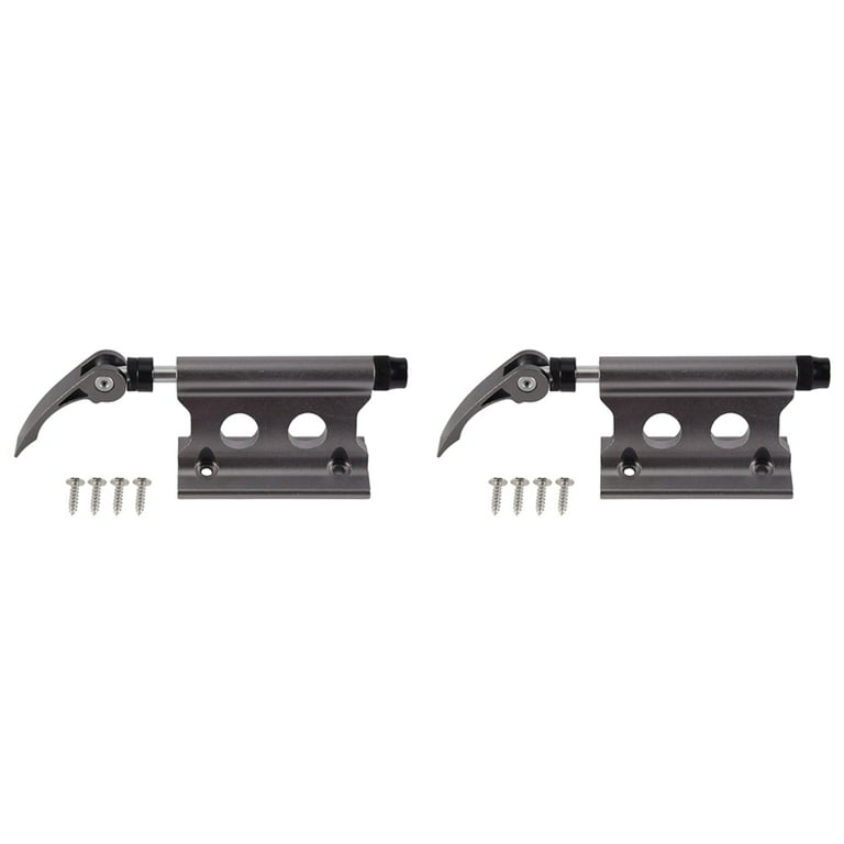 2X Bike Fork Mount Bicycle Truck Bed Roof Bike Rack Bike Fork Mount Block Truck Mount for Road Bike Silver