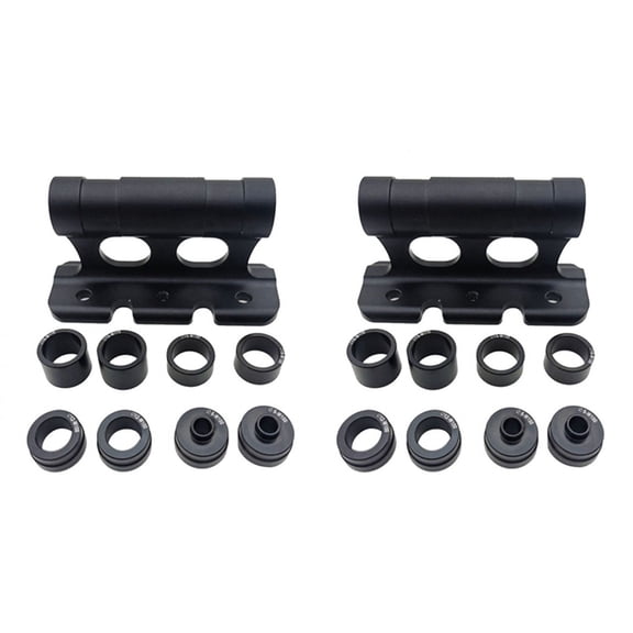 2X Bike Fork Mount Quick Release Thru Axle Carrier Front Fork Block Car Roof Rack Support Bicycle Stand Holder Parts