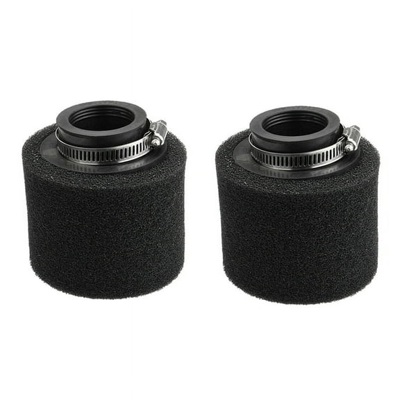 2X Black 38mm Double Foam Air Filter Pod 110/125/150Cc Pit Dirt Bike Quad Atv