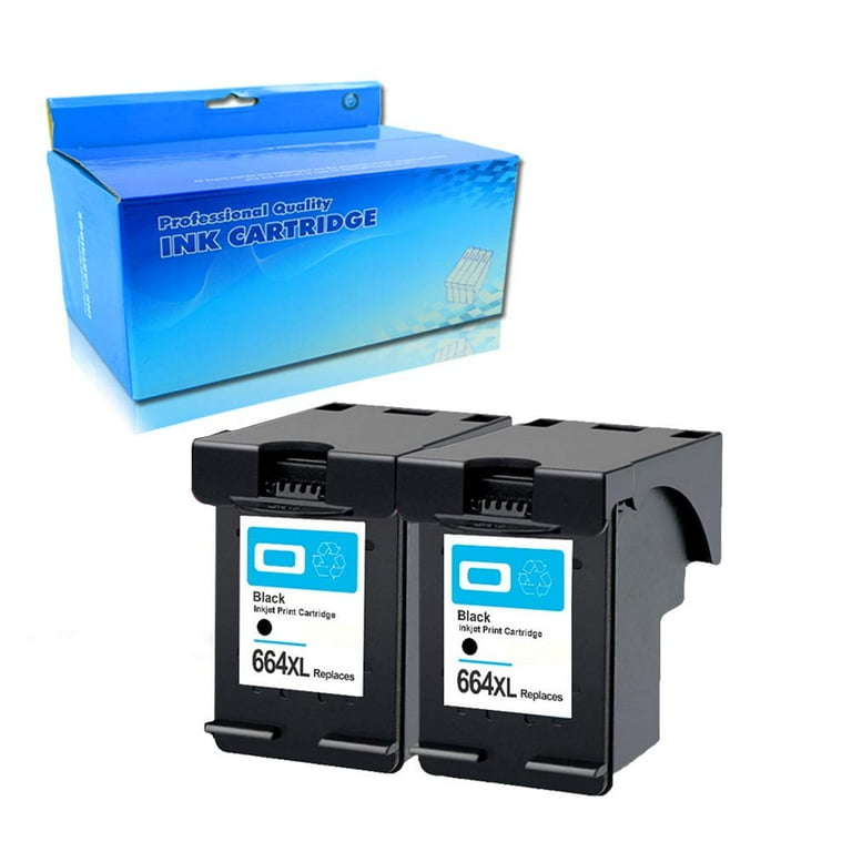 【1着でも送料無料】 XL 664 Cartridge Ink for Compatible Black 2X for 664 hp プリンタアクセサリ