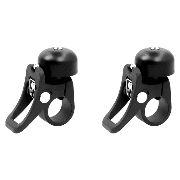 2X Black Electric Scooter Bell Whole Body Horn Ring with Quick Release Mount for M365 Pro 1S,2 x scooter bell,Black