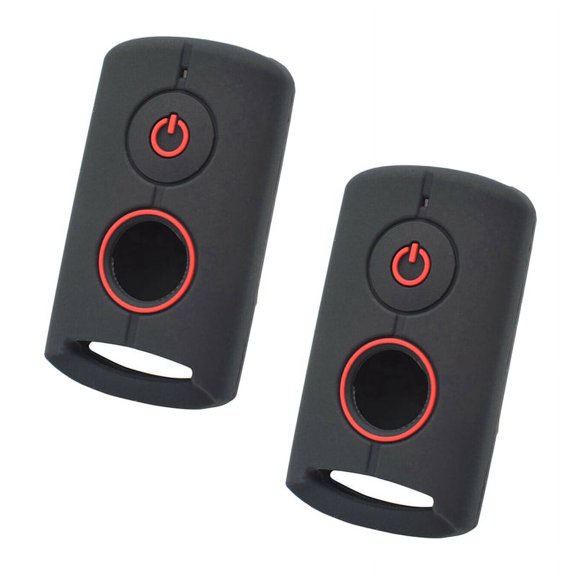 2X Black Motor Remote Key Case for NVX155 XMAX XMAX300 AEROX JAUNS 2018 2019