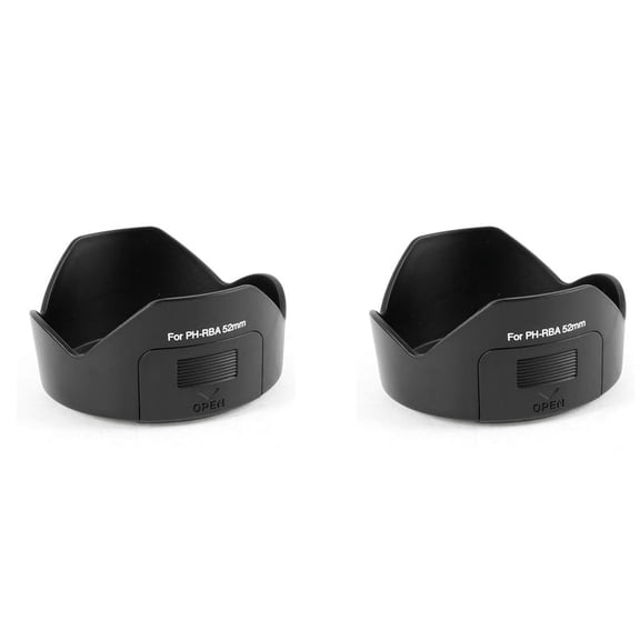2X Black PH-RBA 52mm Lens Hood for SMCP-DA 18-55mm F/3.5-5.6 AL