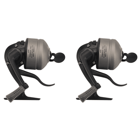 2X Black Spincasting Reel Lure Wheel Fishing Round Fish Scamper Inner Line