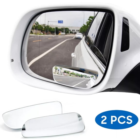 2X Blind Spot Mirror Auto 360 Wide Angle Convex Rear Side View Car Truck SUV EV PICKUP