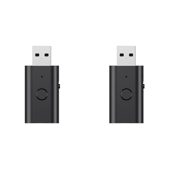 2X Bluetooth 5.3 Transmitter Receiver, USB Bluetooth Adapter, Wireless Audio Transmitter for TV Home/Car Sound System