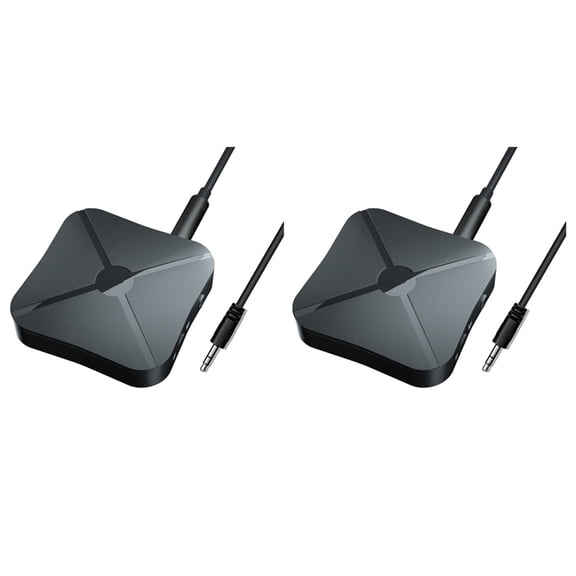 2X Bluetooth Transmitter Receiver 2-in-1 Stereo Wireless Multifunction Portable Convenient Audio Converter