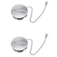 thumbnail image 1 of 2X Boat Deck Fill Filler Replacement Cap with Chain Stainless Steel Water Gas, 1 of 8