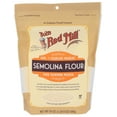 thumbnail image 1 of 2X - Bob,S Red Mill Semolina Pasta Flour, 24 Oz (Pack Of 1), 1 of 6