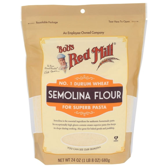 2X - Bob,S Red Mill Semolina Pasta Flour, 24 Oz (Pack Of 1)