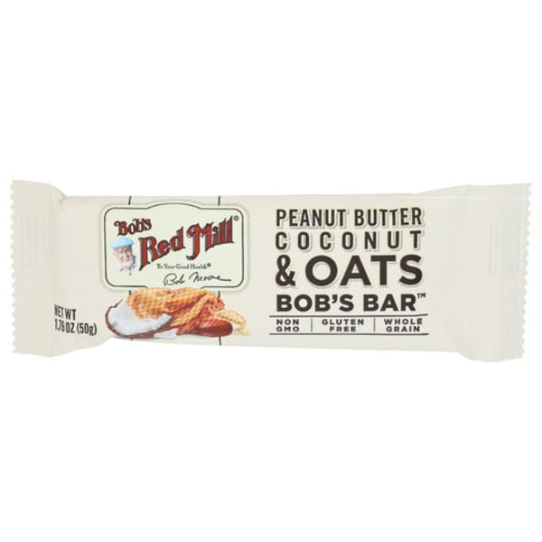 2X - Bob's Red Mill Peanut Butter, Coconut & Oats Better Bar 1.76 oz ...