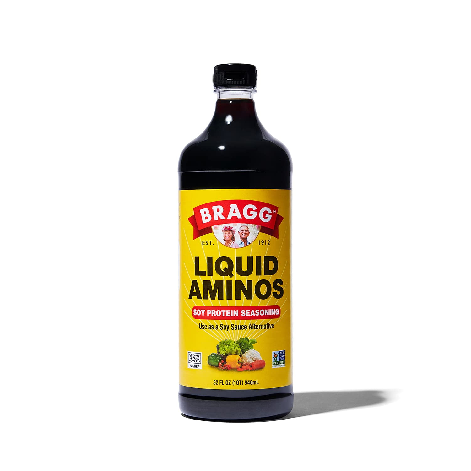 2X - Bragg Liquid Aminos All Purpose Seasoning - Soy Sauce Alternative ...