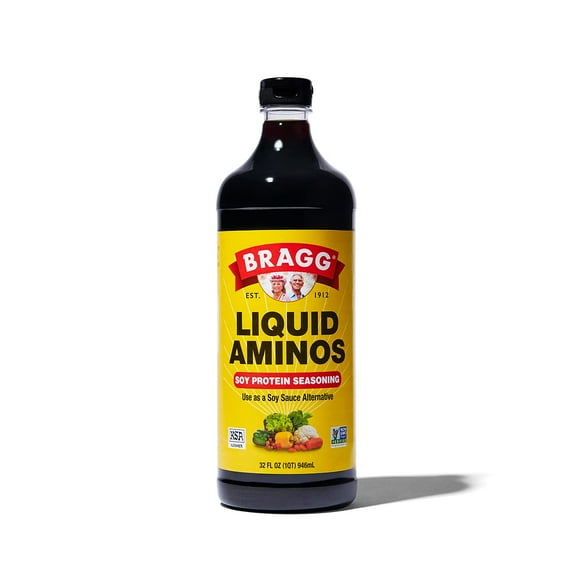 2X - Bragg Liquid Aminos All Purpose Seasoning – Soy Sauce Alternative – Gluten Free, No Gmo’S, Kosher Certified, 32 Ounce