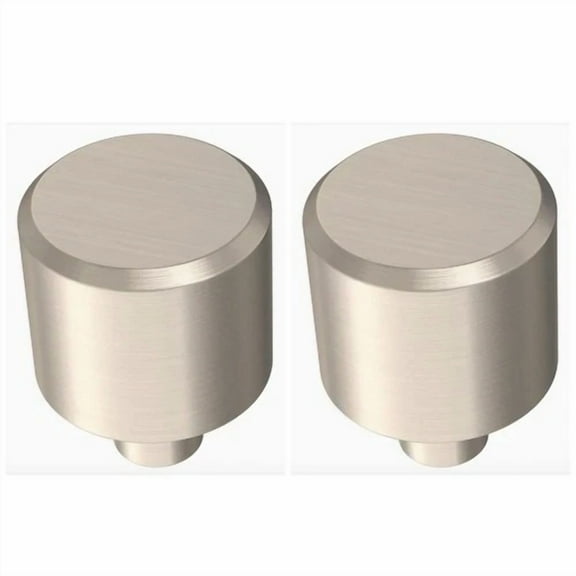 [2X] Brainerd Satin Nickel 1" Bar Cabinet Drawer Knob P43448W-Sn [B57]