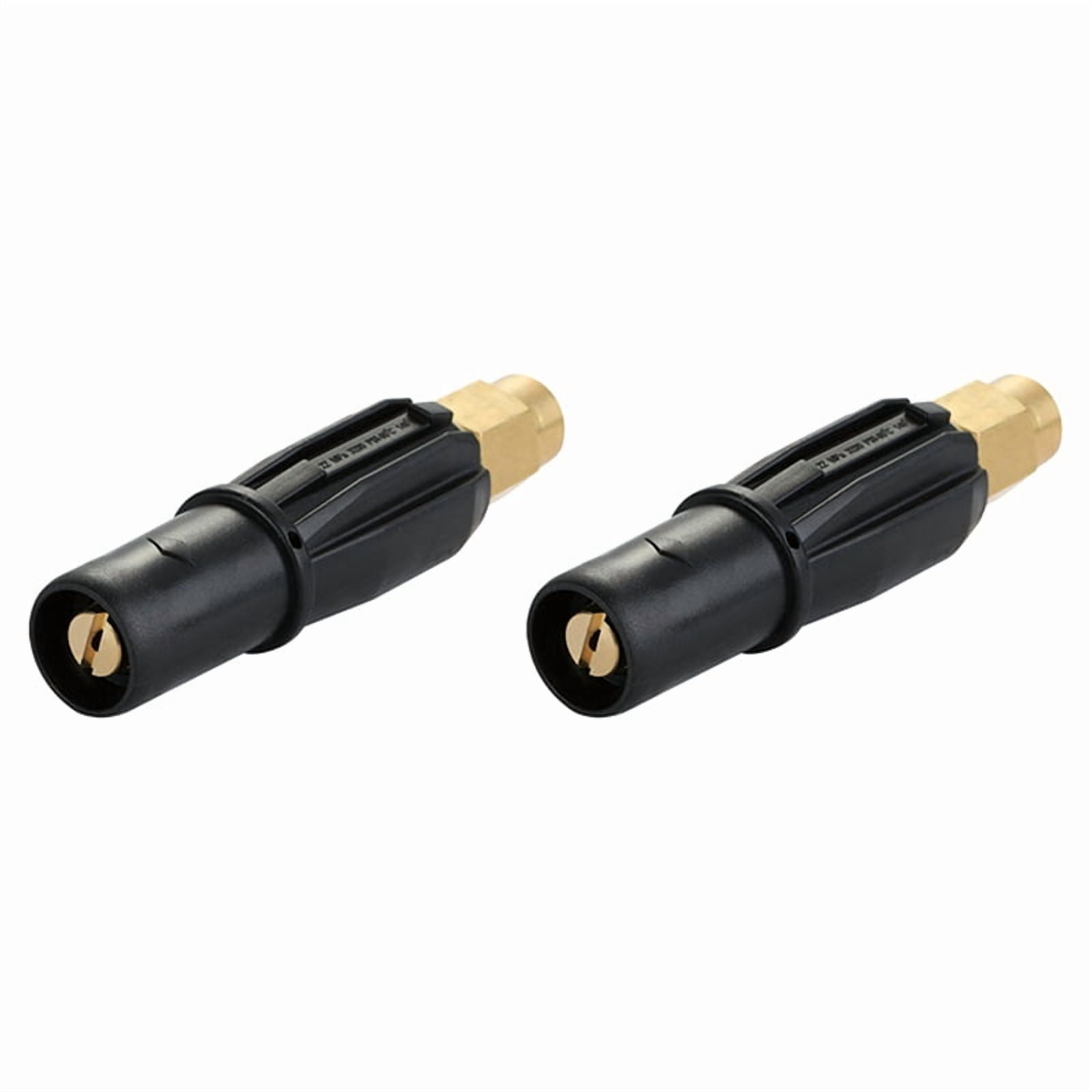 2X Brass Fan-Shaped Snow Foam Nozzle Self-Priming Nozzle for High Pressure Washer Generator Car Cleaning Accessory G1/4