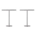 thumbnail image 1 of 2X Brushed Standing Towel Rack, Heavy Duty Base, Stainless Steel T-Shaped Hand Towel Stand for Bathroom, Kitchen., 1 of 6