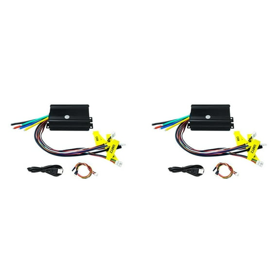 2X Brushless Motor Controller 75100 FOC Single Drive ESC for Electric E-Bike Scooter 4-16S 50A 75V Speed Controller