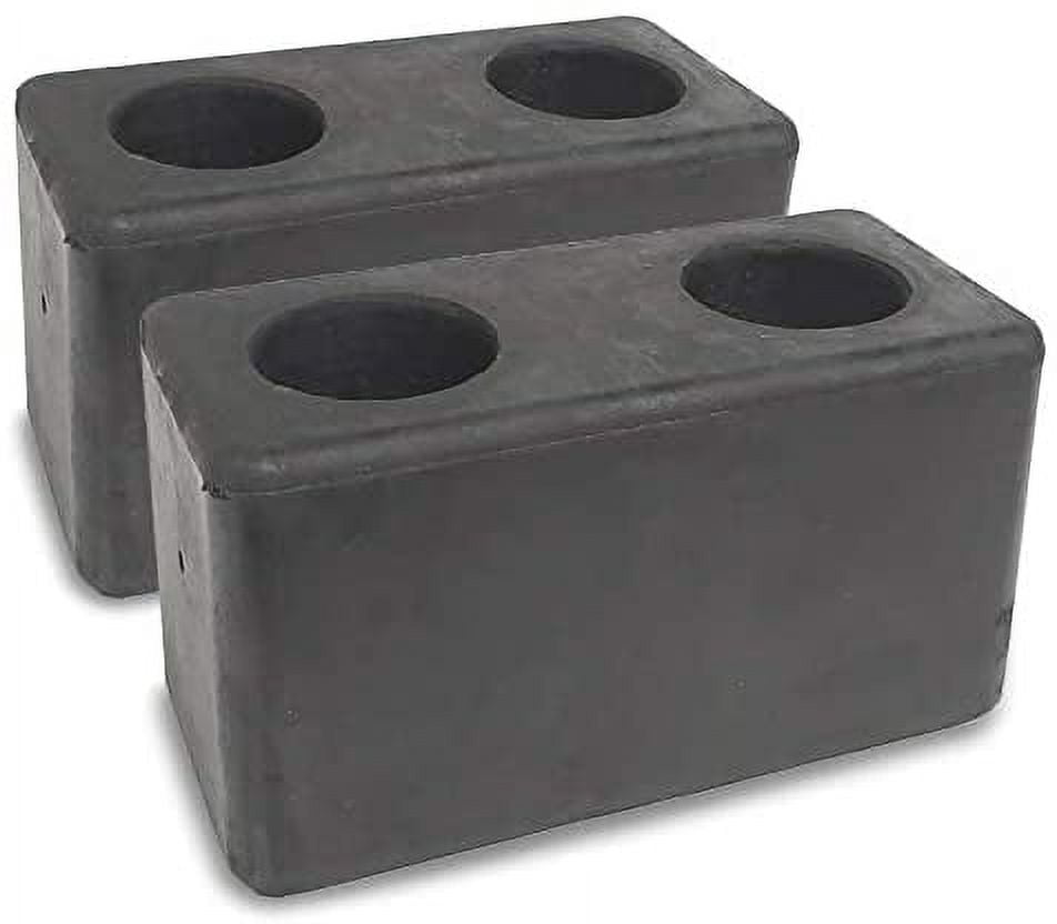 2X Buffers USA Molded Rubber Bumper Dock Buffer 6x3x3 for Chassis/Trailers/Truck/Flatbed/Reefer