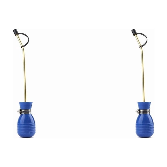 2X Bug Treatment Powder Duster Diatomaceous Earth Bulb Duster/Powder Applicator Bulb with Long Copper Tube