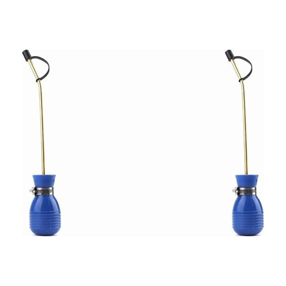 2X Bug Treatment Powder Duster Diatomaceous Earth Bulb Duster/Powder Applicator Bulb with Long Copper Tube