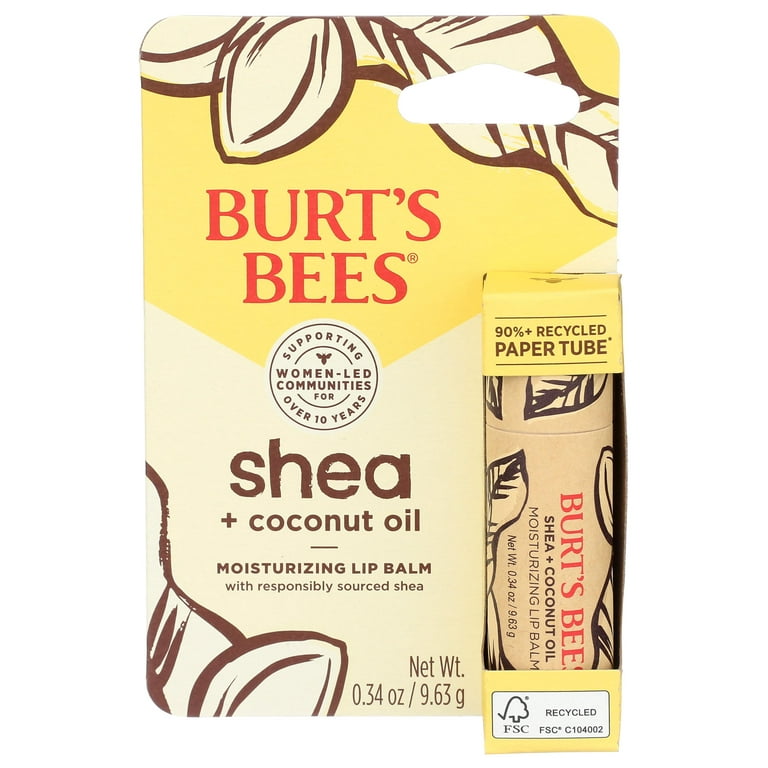 BURT'S BEES Lip Balm Shea + Cocount Oil (0.34oz)