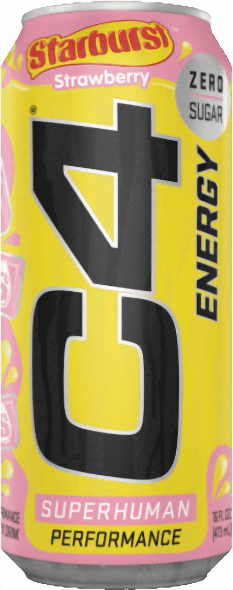 2X-C4 Strawberry Starburst Super Human Performance Energy Drink - 16 fl oz