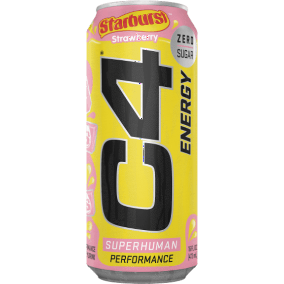 2X-C4 Strawberry Starburst Super Human Performance Energy Drink - 16 fl oz