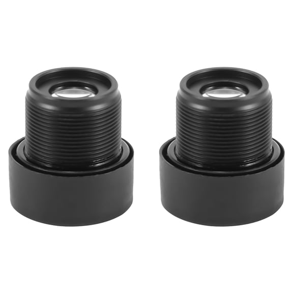 2X CCTV Security Camera 16mm Focus Length IR Board Lens,2 x 16mm CCTV Lens,Black