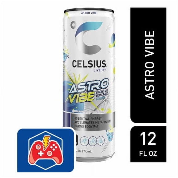 2X - CELSIUS Sparkling Astro Vibe Energy Drink Can