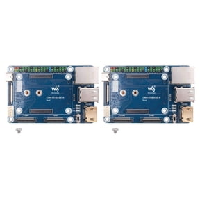 2X CM4 Expansion Board for Compute Module 4 Mini Basic Expansion Board Compute Module Core Board,2 x CM4 expansion board,Blue