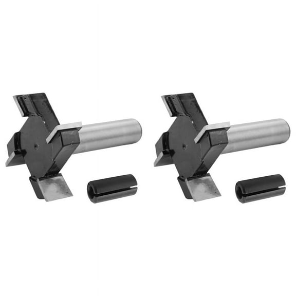 2X CNC Surfacing Router Bit Shank,Flattening Router Bit Carbide Planer Router ,Milling Cutter Planing Woodworking Tool