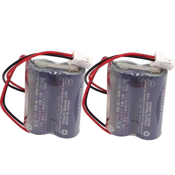 2X CR17450-2WK27 / D80UB016170 3V Replacement PLC Battery 2*CR17450 Battery