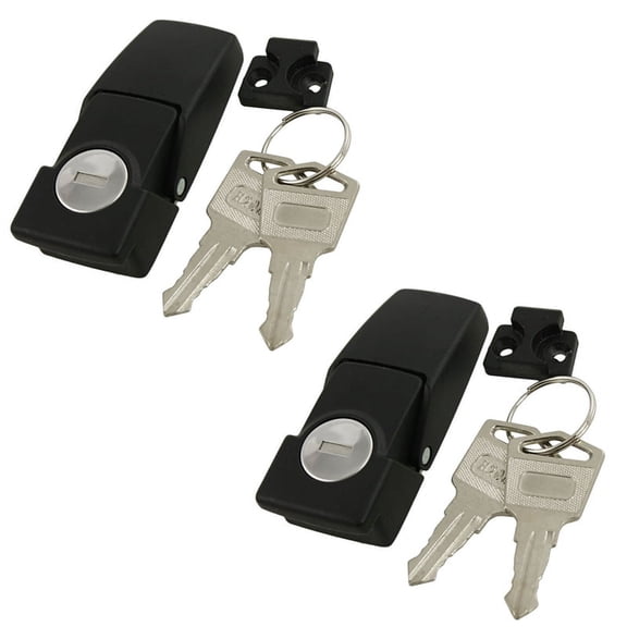 2X Cabinets Security Toggle Hasp Latch Lock DK604 Two Keys
