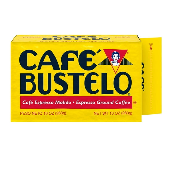2X - Caf Bustelo Espresso Dark Roast Ground Coffee Brick, 10 Ounces