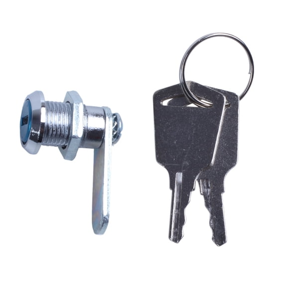 2X Cam Lock Desk Drawer Lock 16MM + 2 Keys for Cupboard Mailbox File Cabinet