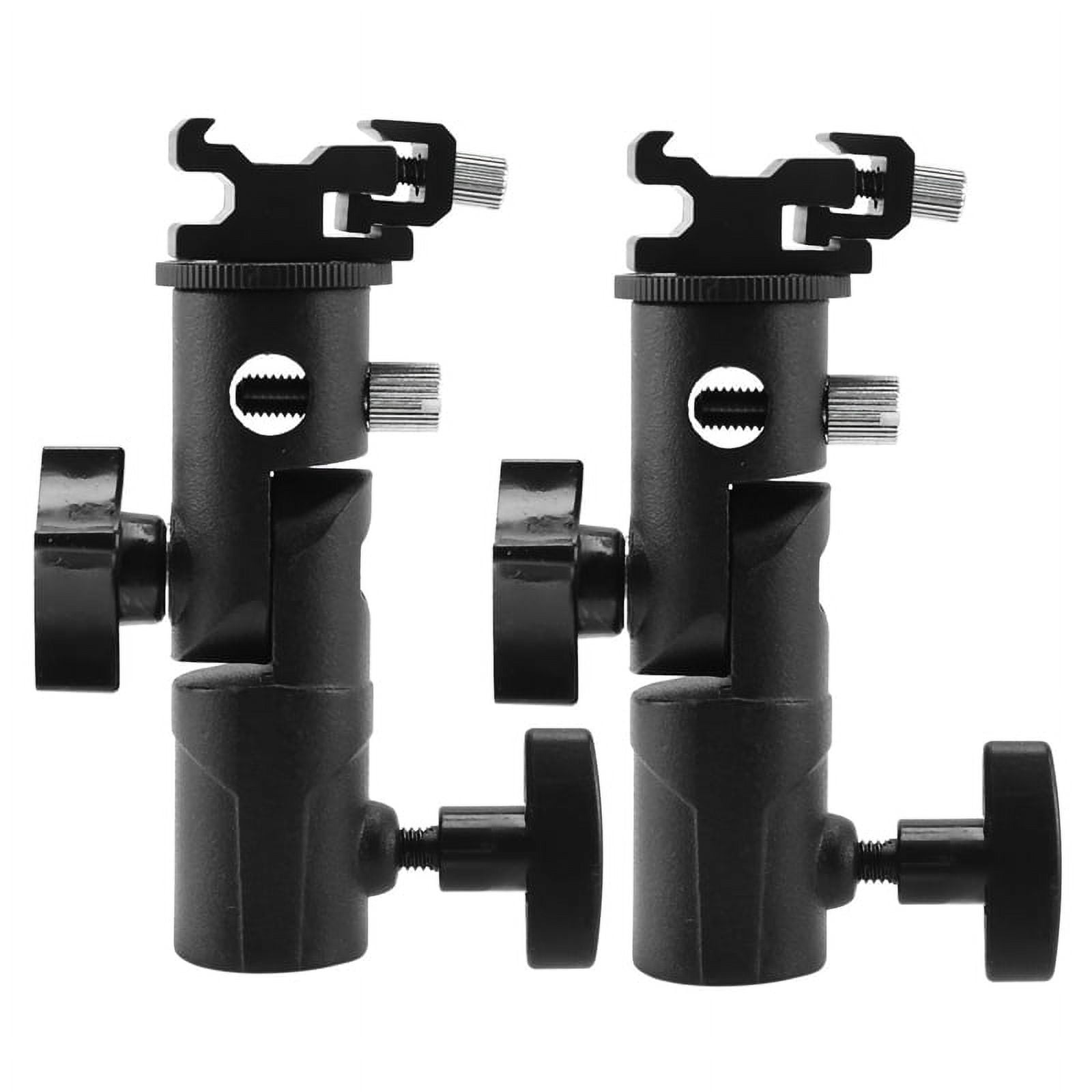2X Camera Flash Speedlite Mount, Mount Shoe Holder E Type for and