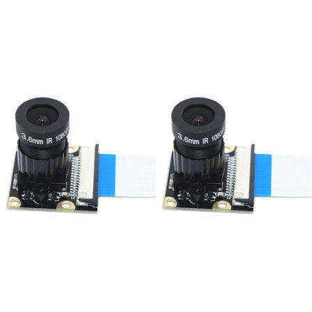 2X Camera Module 1080P 5 Million Pixels 1.8 Aperture 75 Wide Angle OV5647 Chip for 2/4/3B+