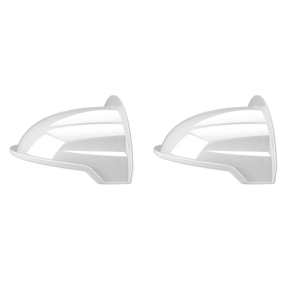 2X Camera Rain Cover Shade for Dome Cameras - Weather- Roof with Ample Inner Space B,2 x Camera Rain Cover Shade,White