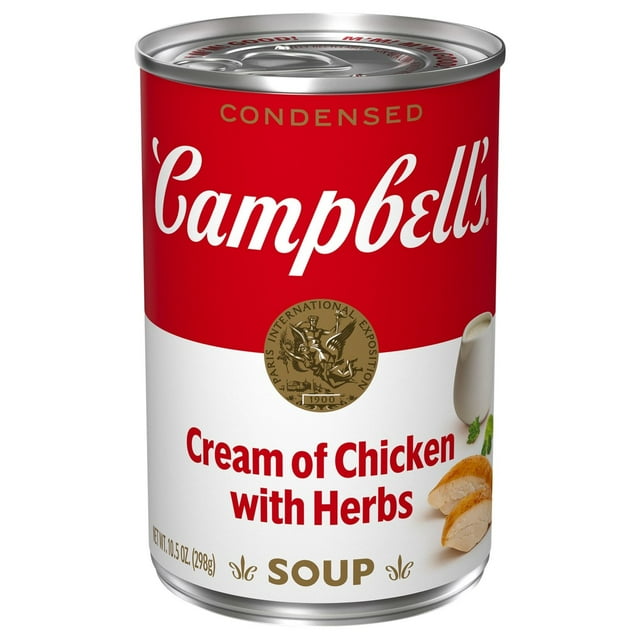 2X Campbell's Condensed Cream of Chicken with Herbs Soup 10.5 oz