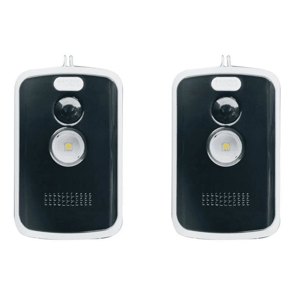 2X Camping Perimeter Alarm 125DB High-Volume Trip Alarm Motion Sensor Multiple Modes Easy Installation Camping Security,2 x Alarm 2 x Remote Control,As Shown