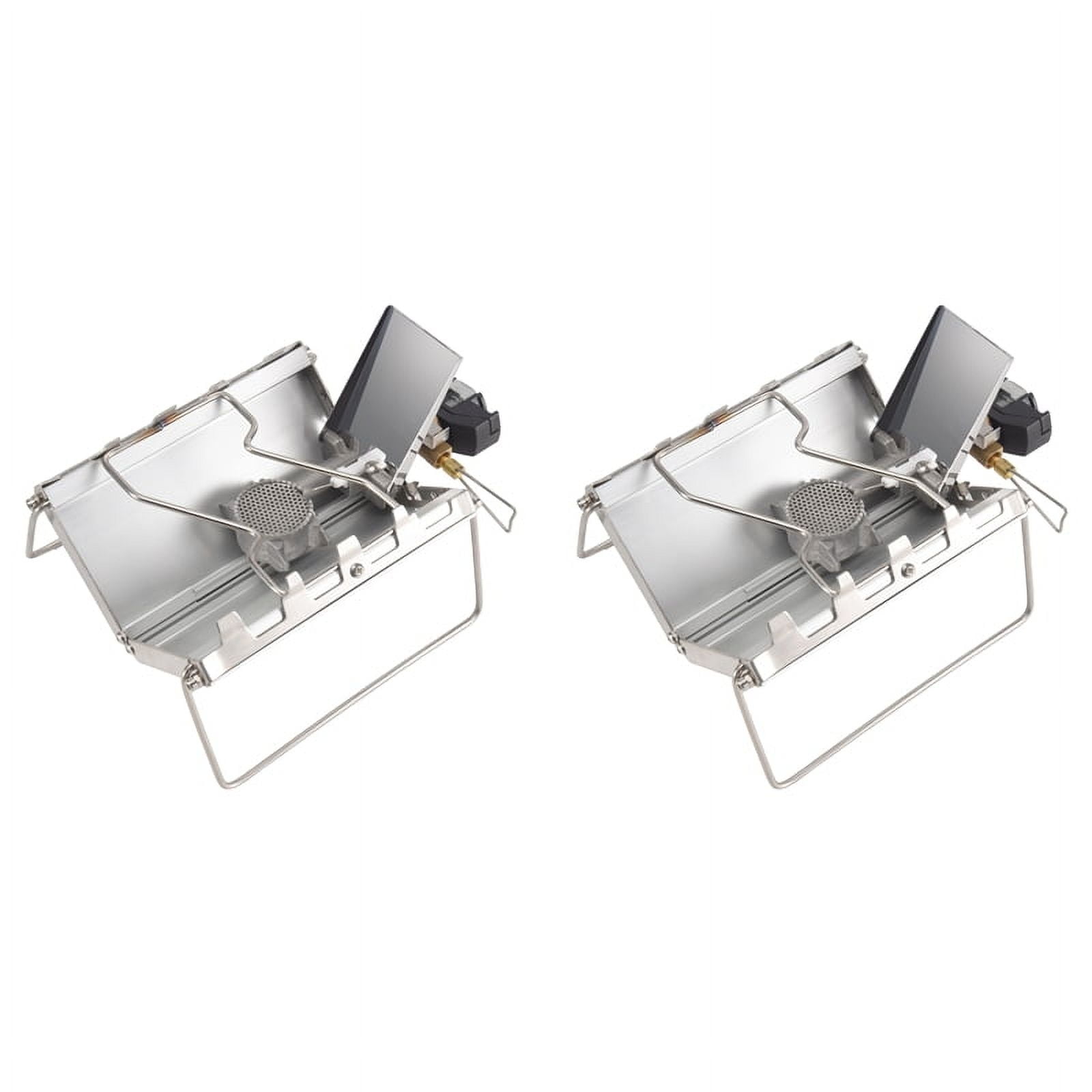 2X Camping Stove Outdoor Portable Windproof High-Power Cassette Gas Stove Picnic Accessories