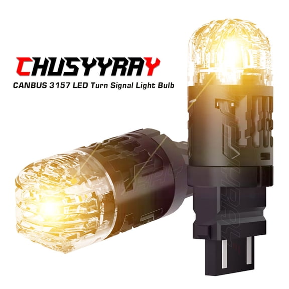 2X Canbus LED Amber Turn Signal DRL Light Bulbs for Ford F150 F250 F350