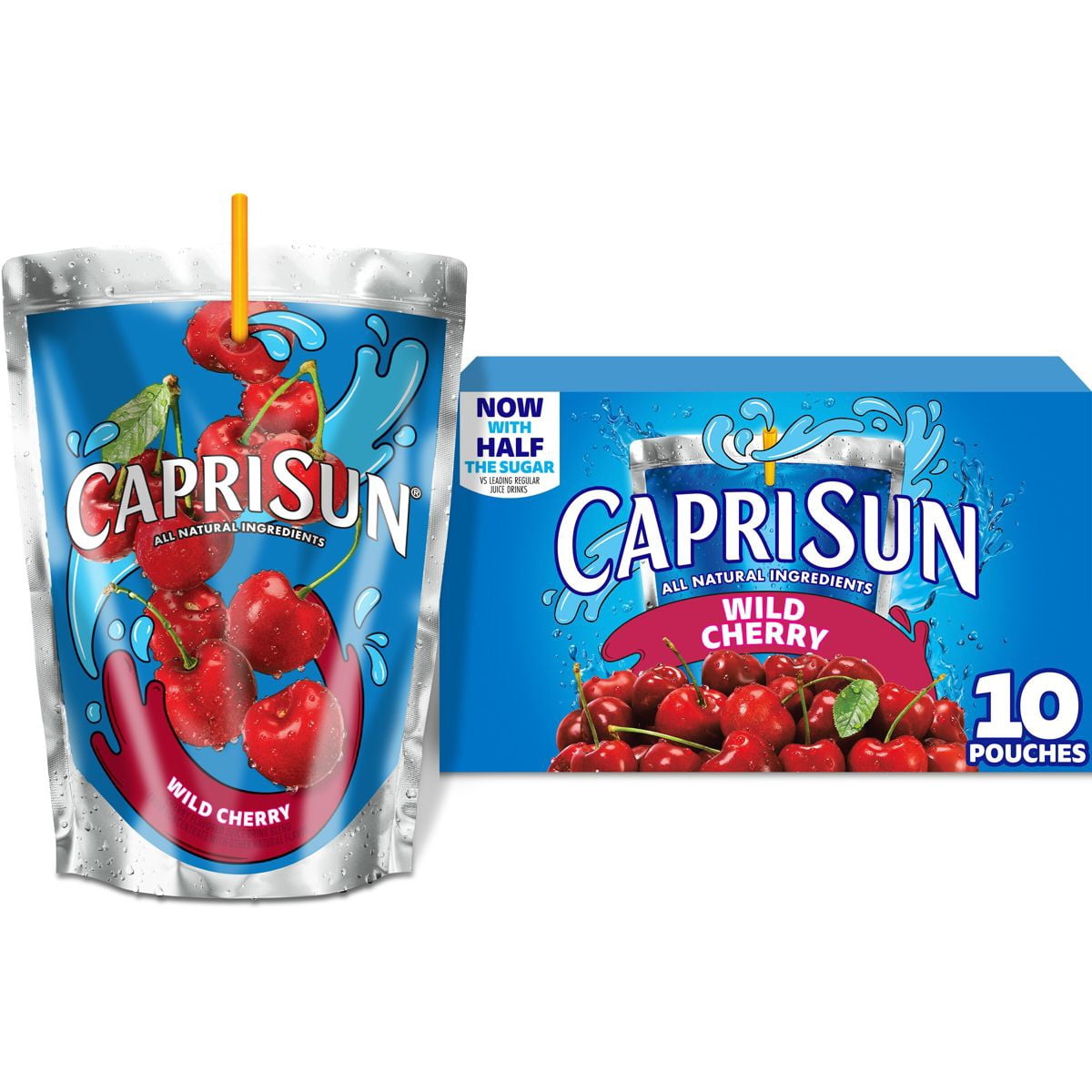 2X - Capri Sun Wild Cherry - 10pk/6 fl oz Pouches