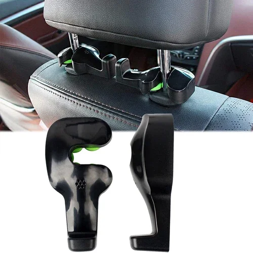 2X Car Back Seat Headrest Hanger Holder Hook Bag Purse Accessory Truck Vans Suvs