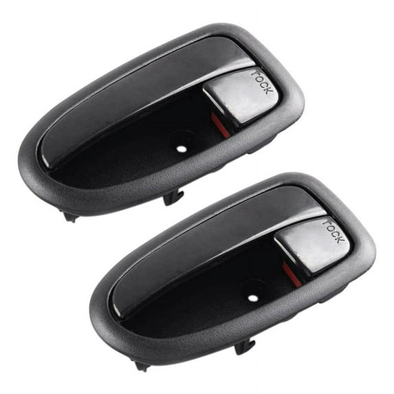 2X Car Black Interior Door Handle Catch for Matrix 2001-2010 82610-17010 Left