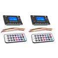 2X Car Bluetooth MP3 Decoder Board LCD Display MP3 Audio Module Speaker Support FM Radio AUX USB